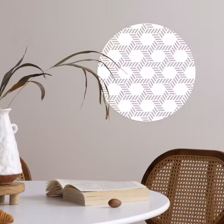Behangcirkel - Grafisch - Patroon - Modern -  Opvallend - Begrensd — 4