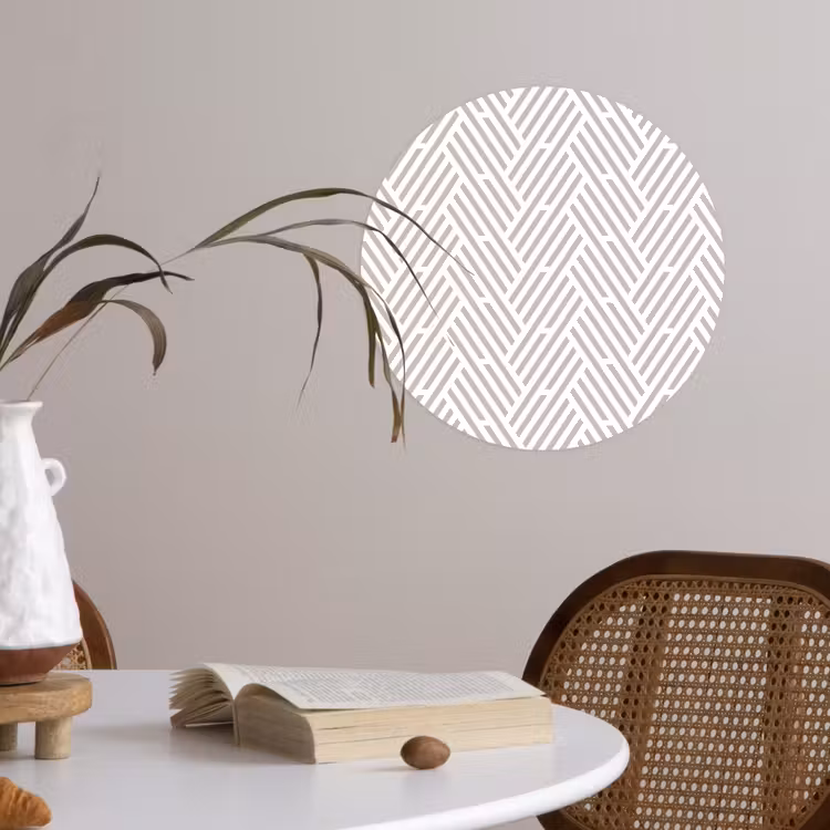 Behangcirkel - Grafisch - Patroon - Modern - Strepen — 4