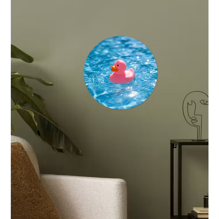 Behangcirkel - Badeend - Dobberend - Roze — 3