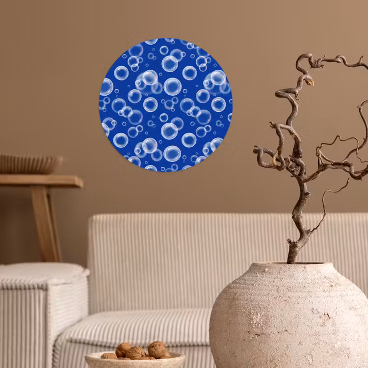 Behangcirkel - Bubbels - Patroon - Blauw — 2
