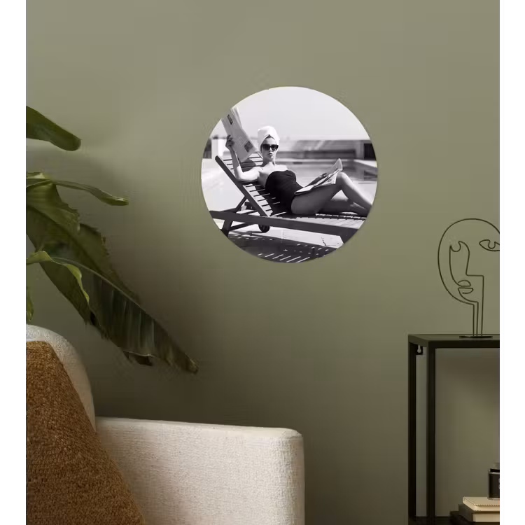 Behangcirkel - Glamour - Modern - Zwart - Wit — 3