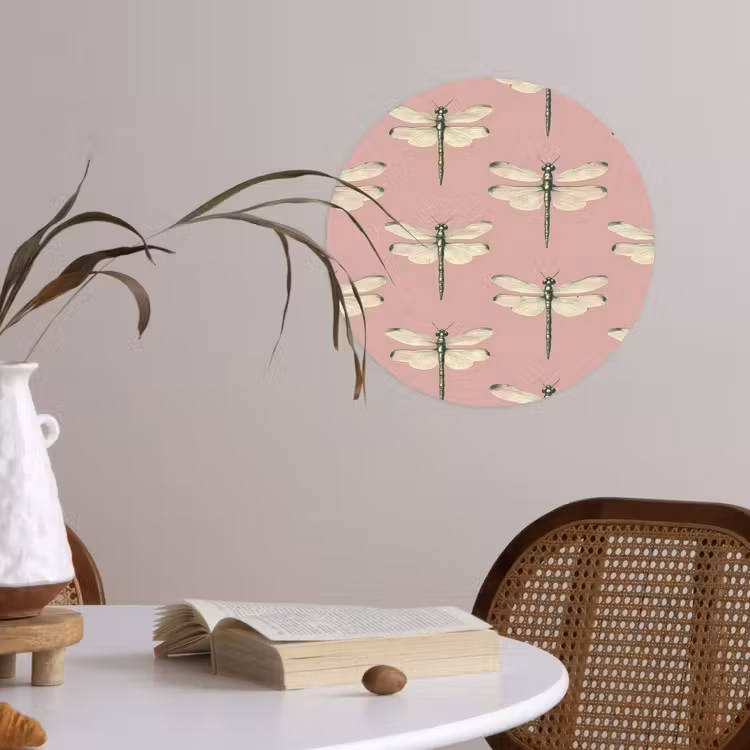 Behangcirkel - Lillibellen - Patroon - Roze — 4