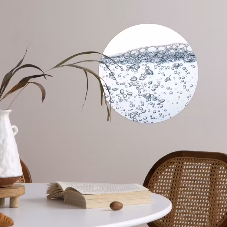Behangcirkel - Luchtbellen - Water - Dynamisch — 4