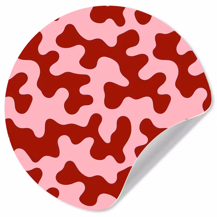 Behangcirkel - Modern - Abstract - Rood — 1