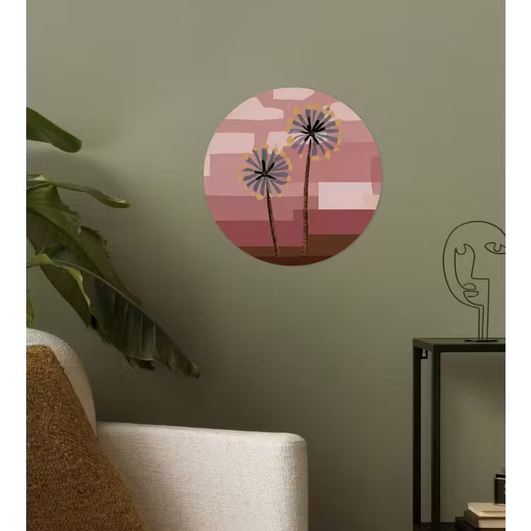 Behangcirkel - Illustratie - Bloemen - Vlakken - Abstract — 3