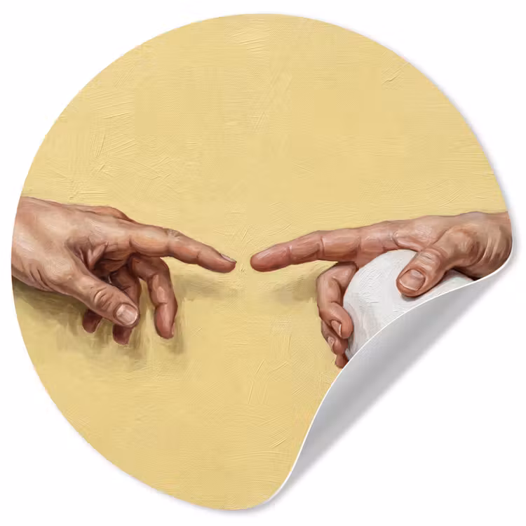Behangcirkel - Klassiek - Kunst - Humor — 1