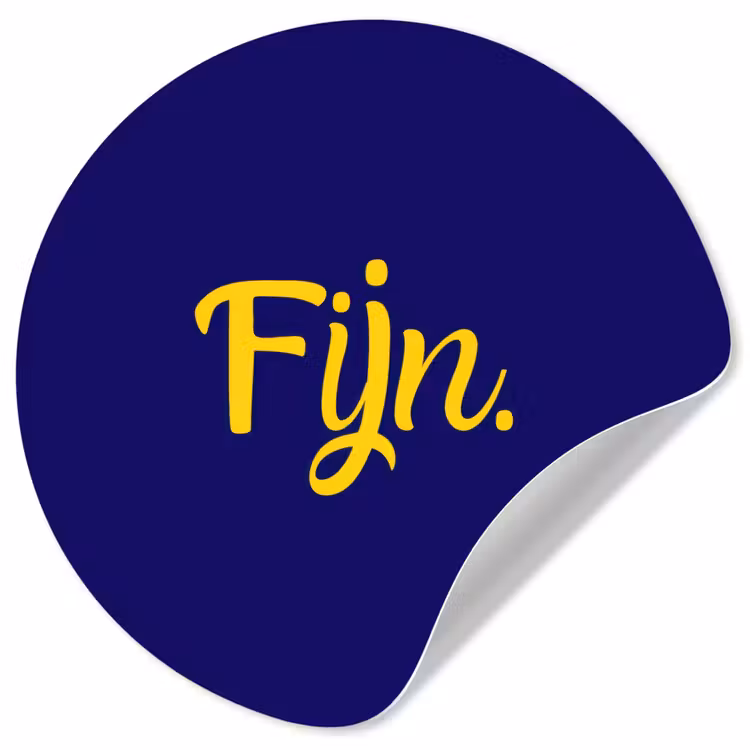 Behangcirkel - Blauw - Geel - Fijn — 1