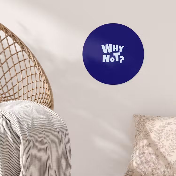 Behangcirkel - Blauw - Why not - Minimalistisch — 5