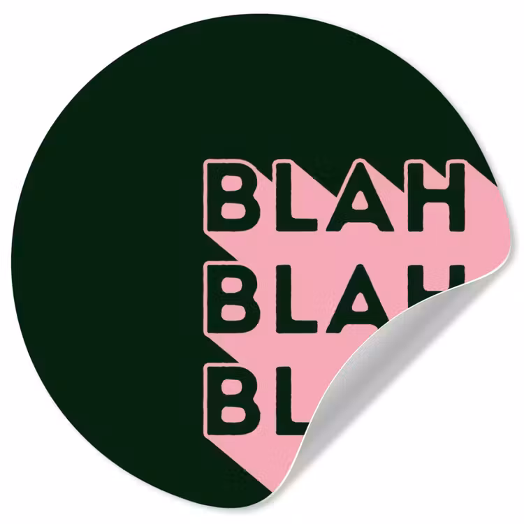 Behangcirkel - Donkergroen - Tekst - Schaduw - Grafisch — 1