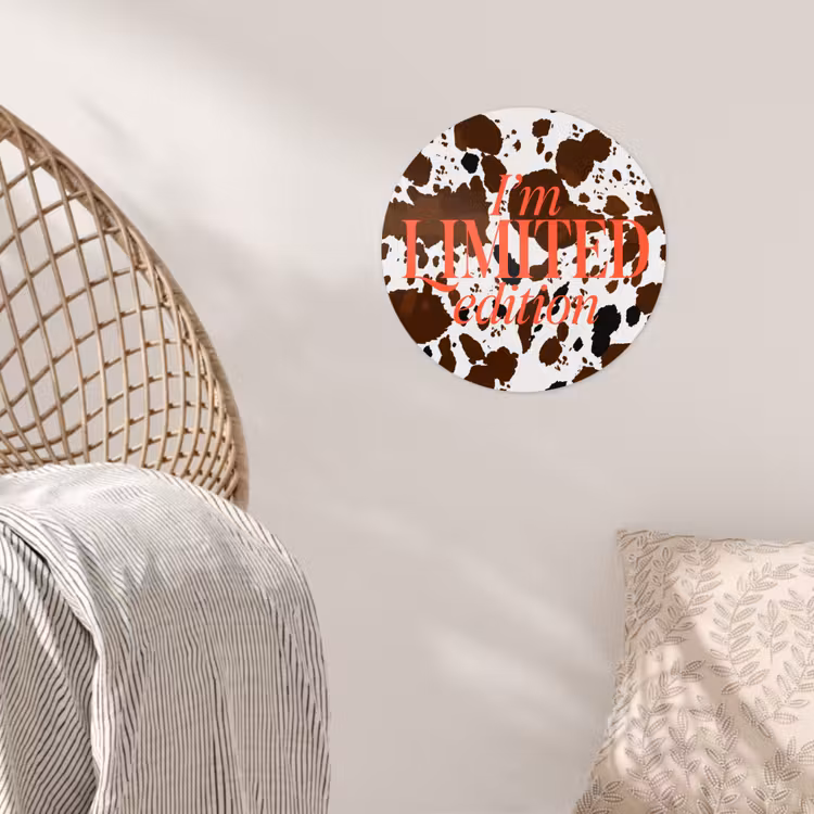 Behangcirkel - Koeienprint - Limited edition - Rood — 5