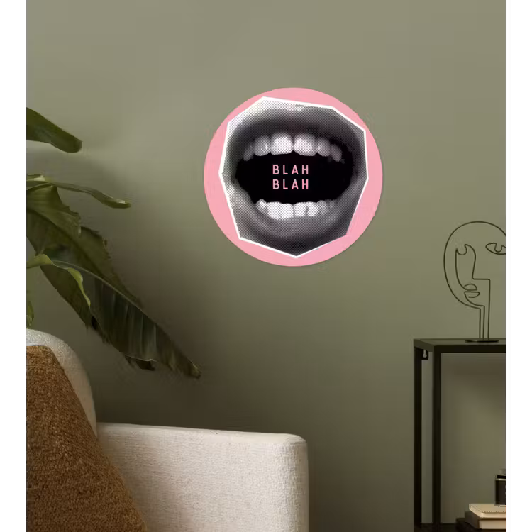 Behangcirkel - Mond - BLAH BLAH - Roze — 3