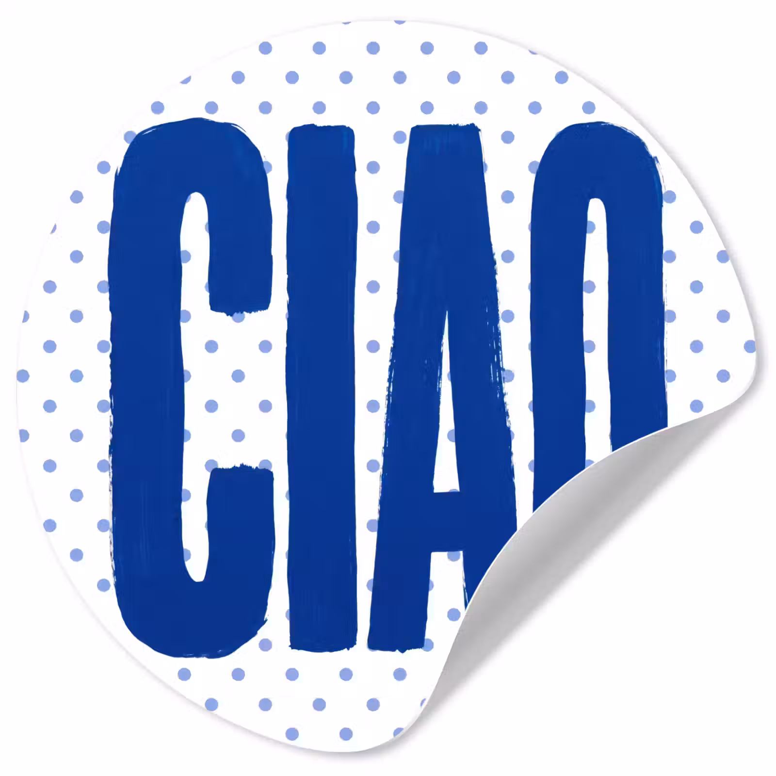 Behangcirkel - Ciao - Stippen - Roze - Wit — 1
