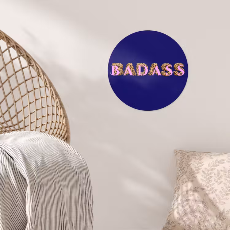 Behangcirkel - Badass - Panterpint - Schaduw - Roze — 5
