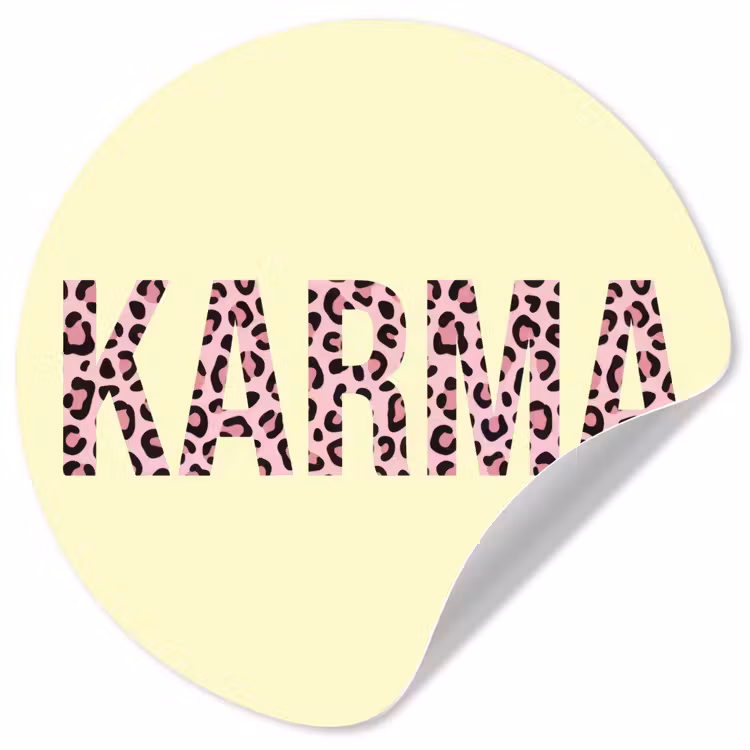 Behangcirkel - Karma - Luipaardprint - Geel — 1
