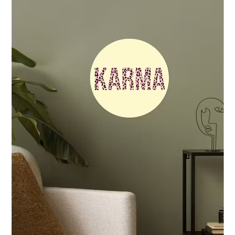 Behangcirkel - Karma - Luipaardprint - Geel — 3