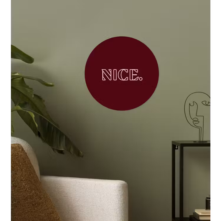 Behangcirkel - Bordeaux - Nice - minimalistisch — 3
