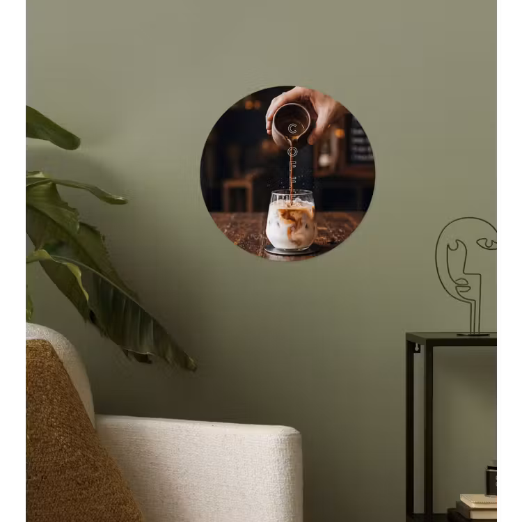 Behangcirkel - Espresso - Melk - Café — 3