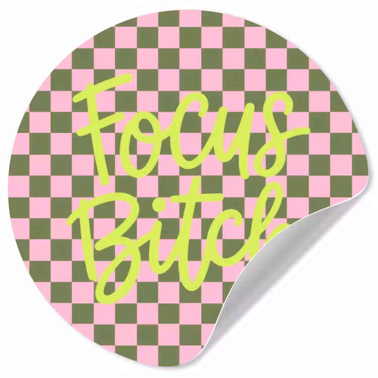 Behangcirkel - Focus - Vakken - Roze — 1