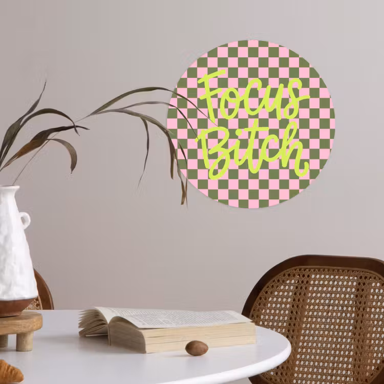 Behangcirkel - Focus - Vakken - Roze — 4