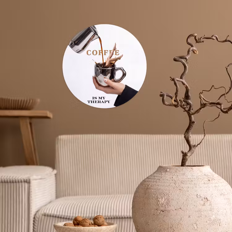 Behangcirkel - Koffie - Mok - Kan - Therapie — 2