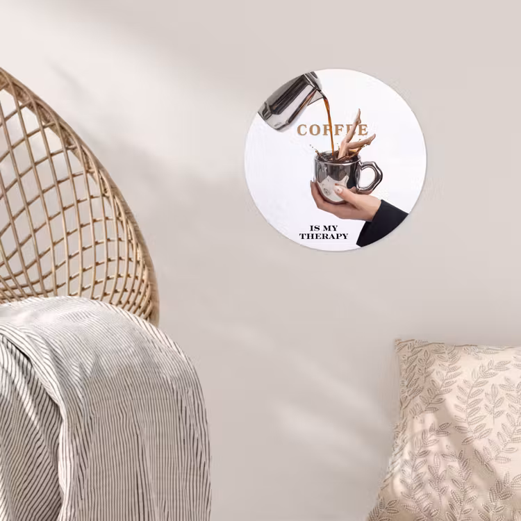 Behangcirkel - Koffie - Mok - Kan - Therapie — 5