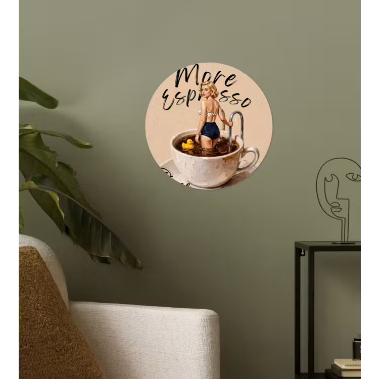 Behangcirkel - More espresso - Koffie - Eend — 3