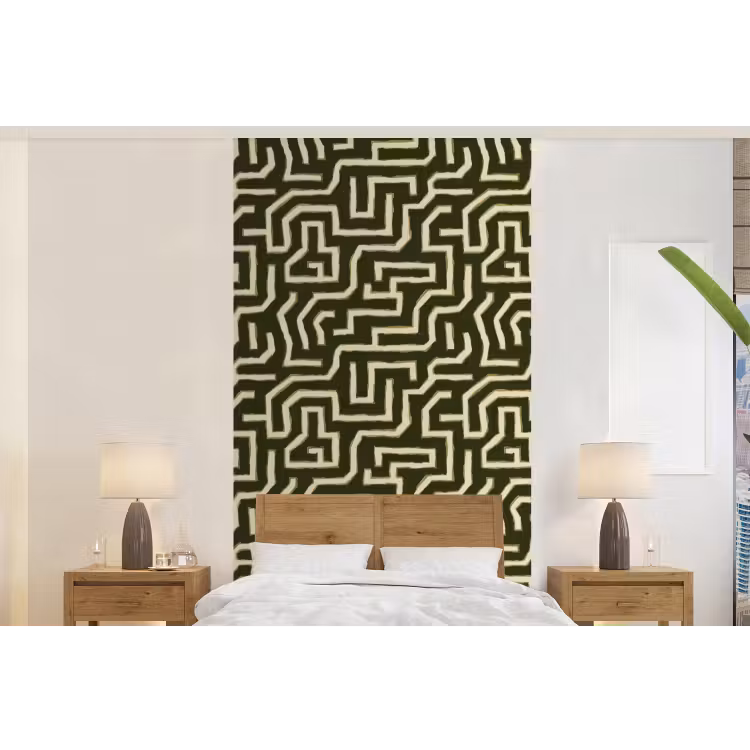 Behang - Lijnen - Abstract - Groen — 5