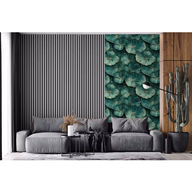 Behang - Patroon - Bladeren - Groen — 2