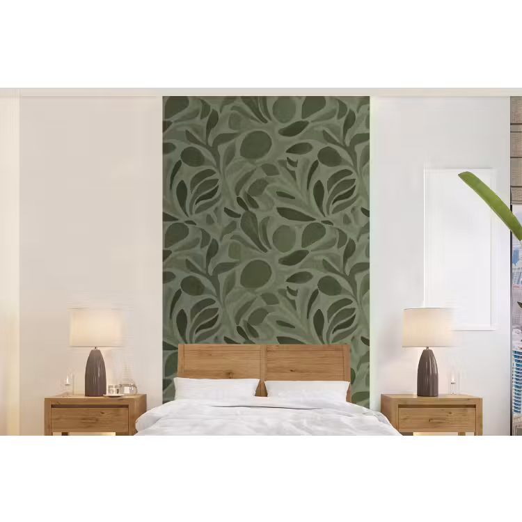 Behang - Sereen - Bladeren - Groen — 5