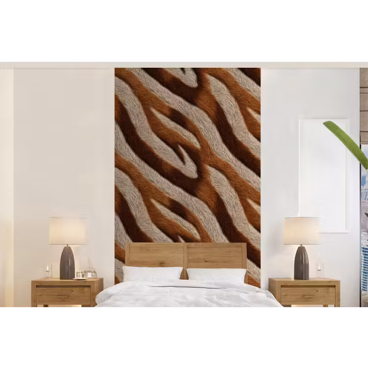Behang - Zebra - Patroon - Bruin — 5
