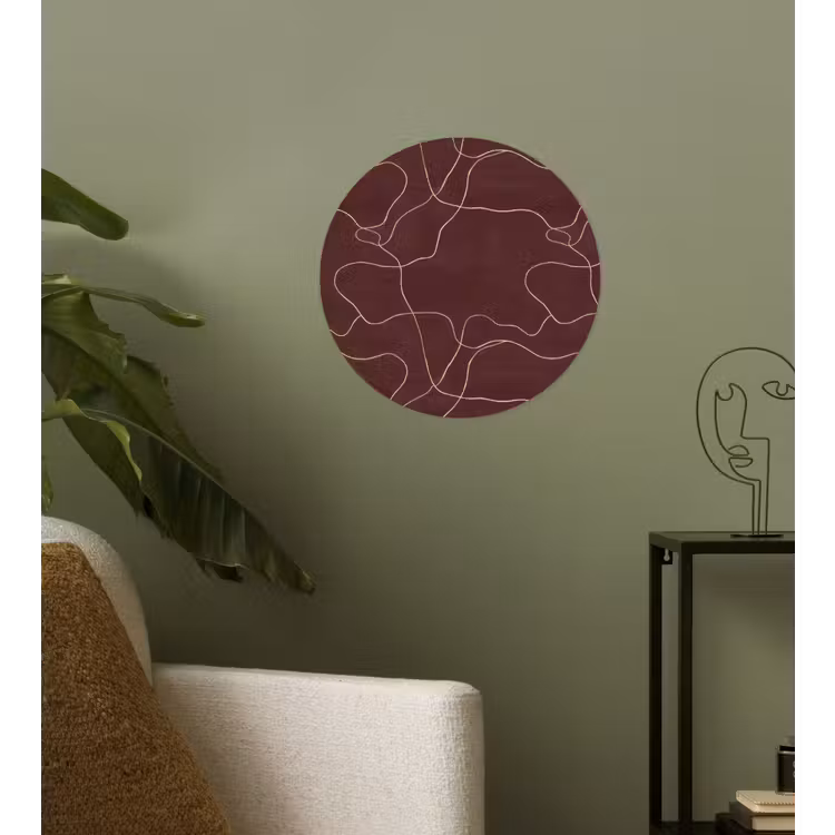 Behangcirkel - Abstract - Modern - Bruin — 3