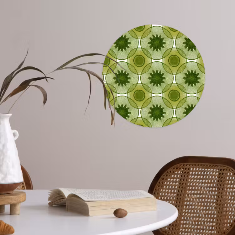 Behangcirkel - Cirkels - Patroon - Groen — 4
