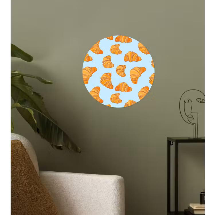 Behangcirkel - Croissant - Speels - Blauw — 3