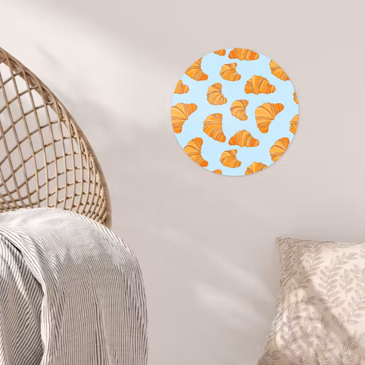 Behangcirkel - Croissant - Speels - Blauw — 5