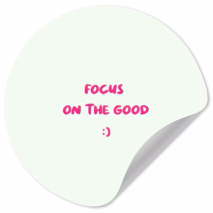 Behangcirkel - Focus - Beige - Roze - Smiley — 1