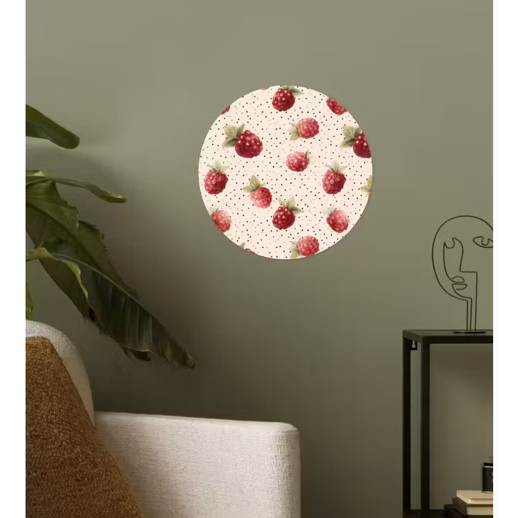 Behangcirkel - Framboos - Stippen - Rood — 3