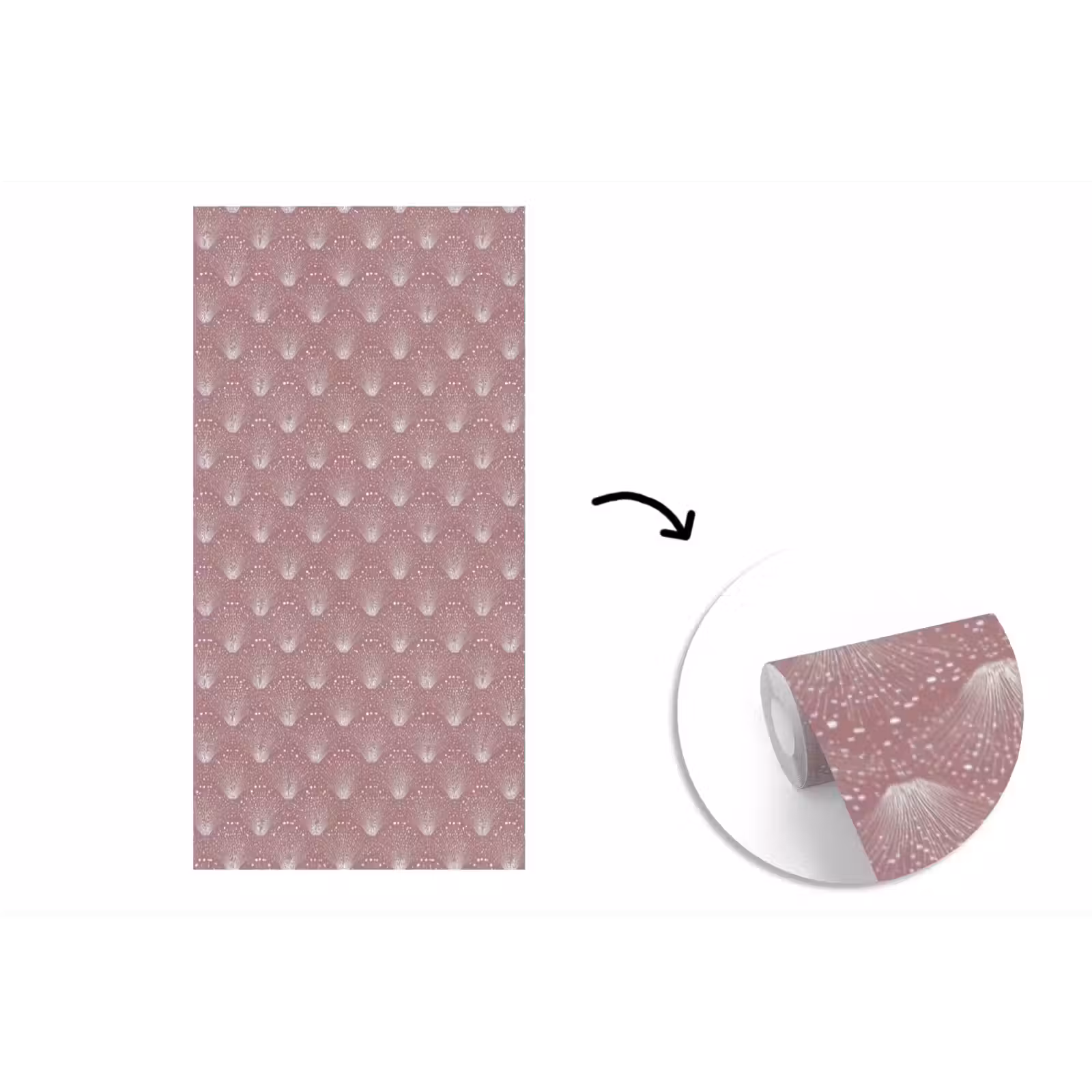 Behang - Trendy - Patroon - Roze — 1