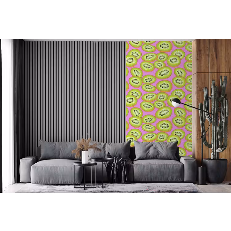 Behang - Kiwi - Speels - Groen — 2