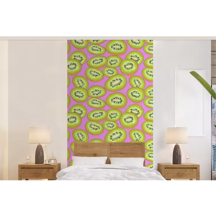 Behang - Kiwi - Speels - Groen — 5
