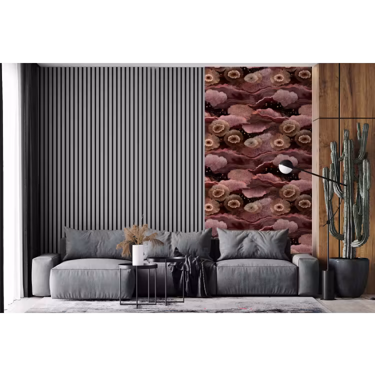 Behang - Koraal - Organisch - Roze — 2