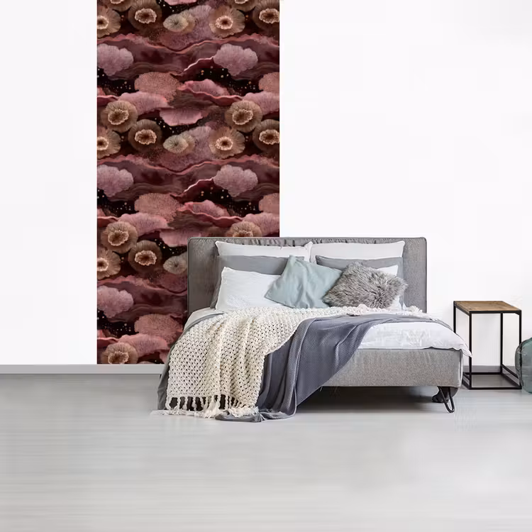 Behang - Koraal - Organisch - Roze — 4