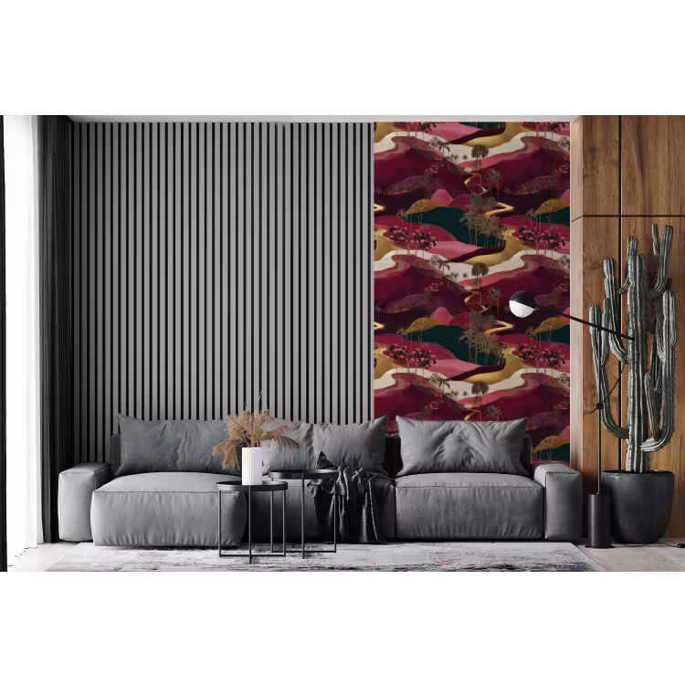 Behang - Magisch - Palmbomen - Goud — 2