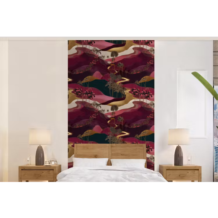 Behang - Magisch - Palmbomen - Goud — 5