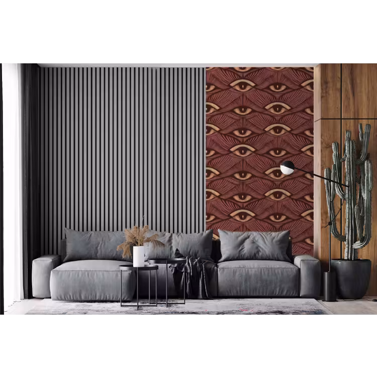 Behang - Mystiek - Ogen - Bruin — 2