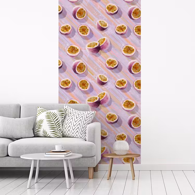 Behang - Passievrucht - Tropisch - Paars — 3
