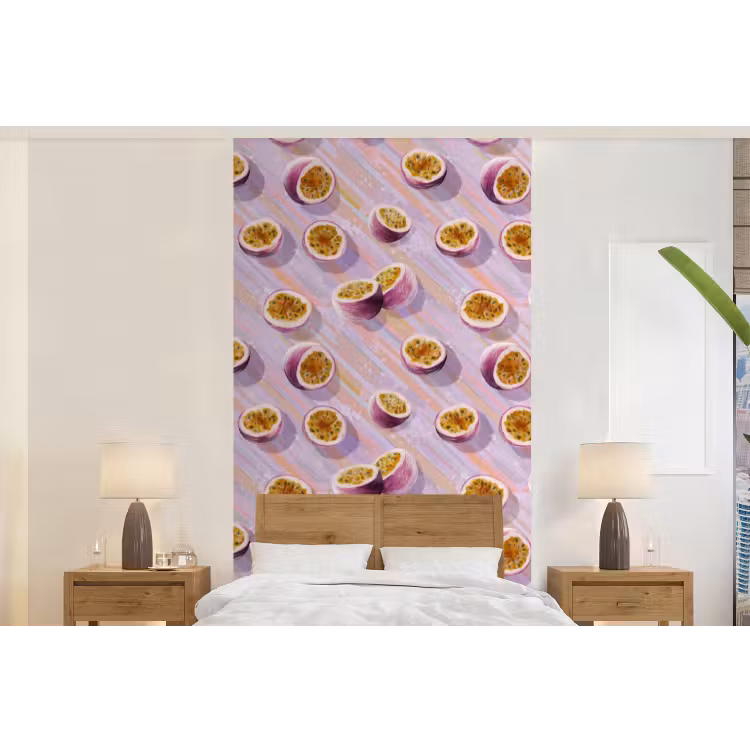 Behang - Passievrucht - Tropisch - Paars — 5