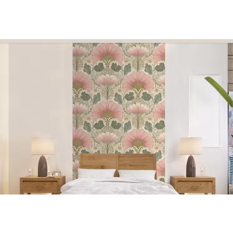 Behang - Klassiek - Patroon - Roze — 5