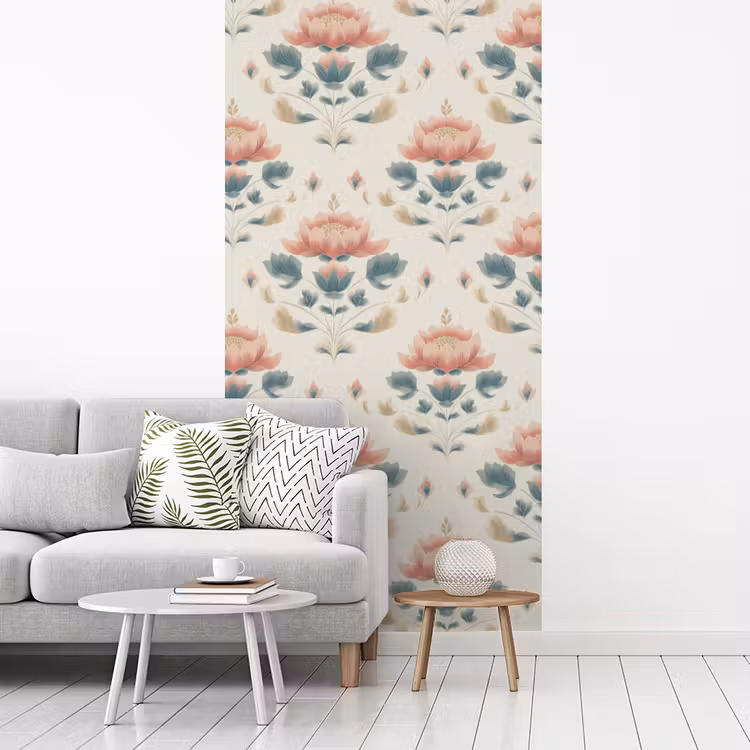Behang - Lotus - Bloemen - Roze — 3