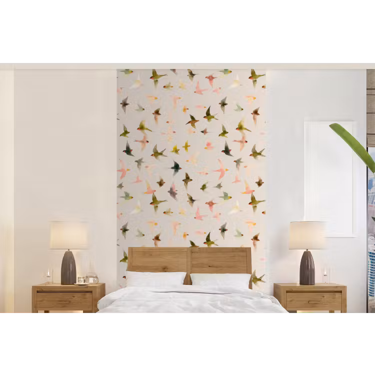 Behang - Vogels - Vliegen - Kleurrijk — 5