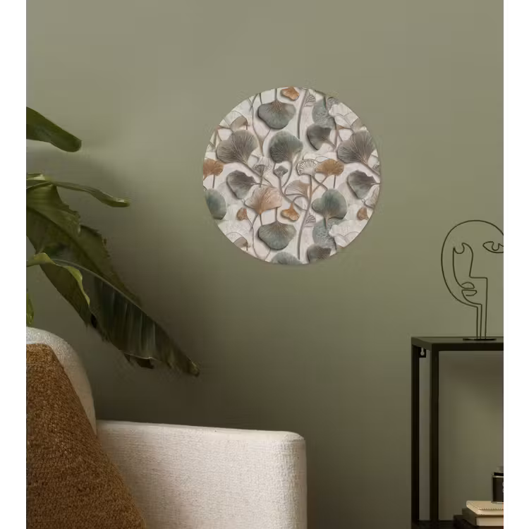 Behangcirkel - Elegant - Bladeren - Groen — 3